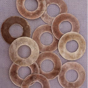 Fabricated mica washers and components